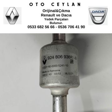 924806936R Sandero III Klima Borusu Çıkma Orijinal