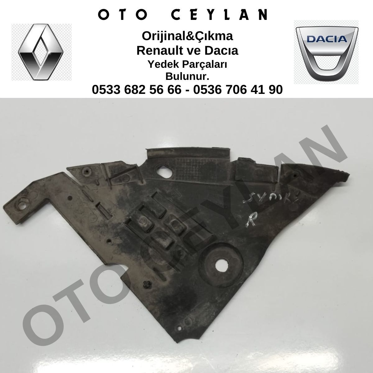 620248105R Symbol 2012 Ön Tampon Sağ Kapama Çıkma Orijinal