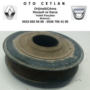 123037616R Clio 5 Krank Kasnağı Orijinal Çıkma