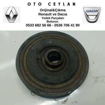 123037616R Clio 5 Krank Kasnağı Orijinal Çıkma
