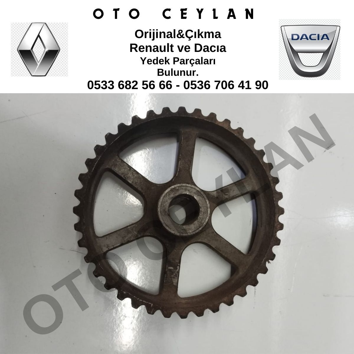 7700111512 Kangoo Mazot Pompa Dişlisi Orijinal Çıkma