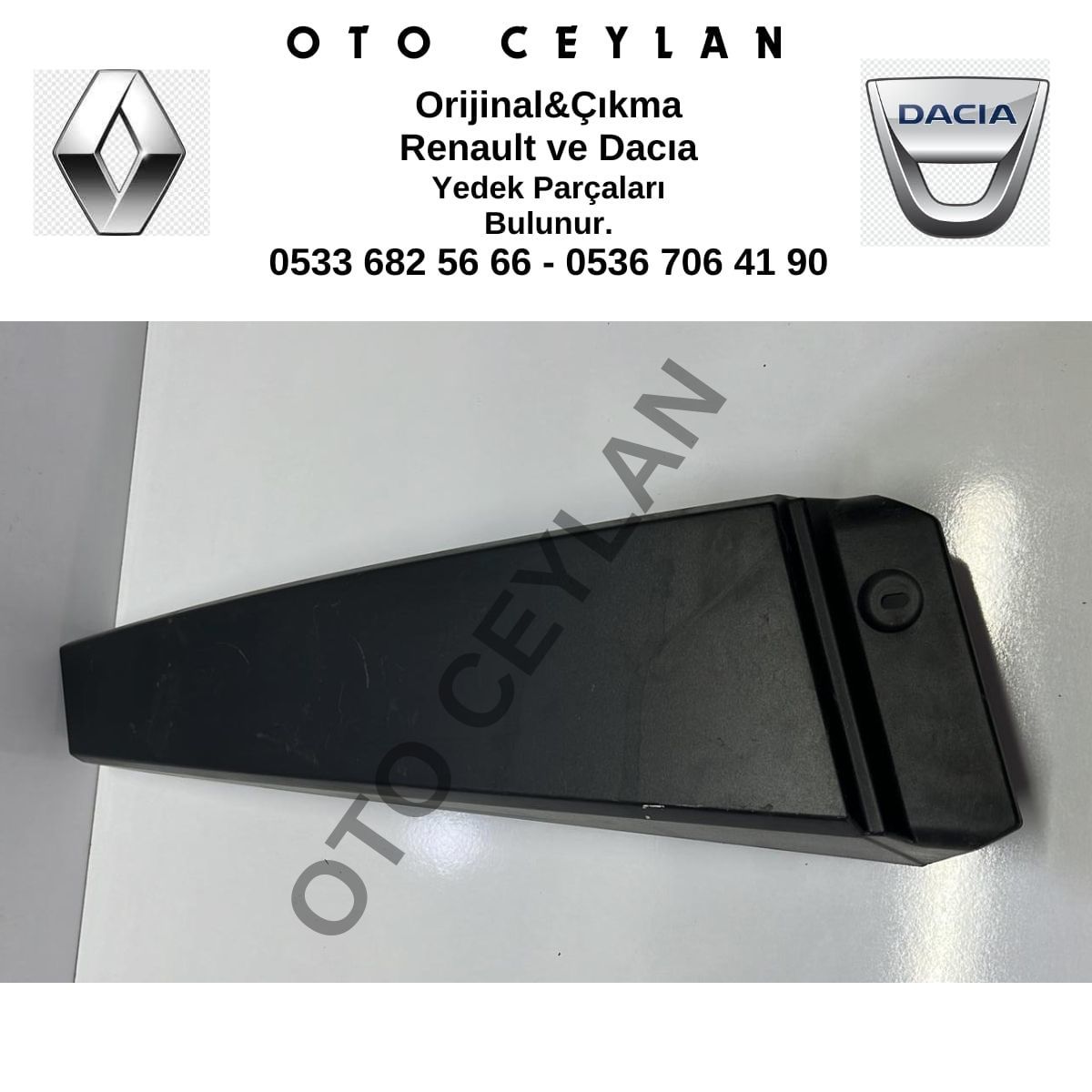 768192116R Taılant Sandero 3 Sol Orta Direk Kaplaması Çıkma Orijinal