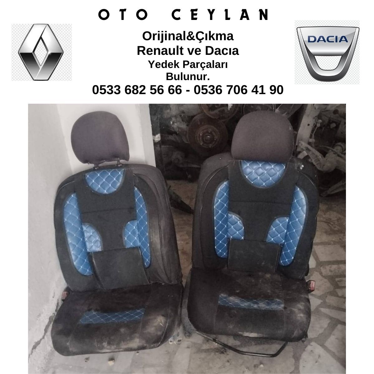 LOGAN ÖN KOLTUK TAKIM ÇIKMA SOL KIZAKSIZ SAĞ KIZAKLI