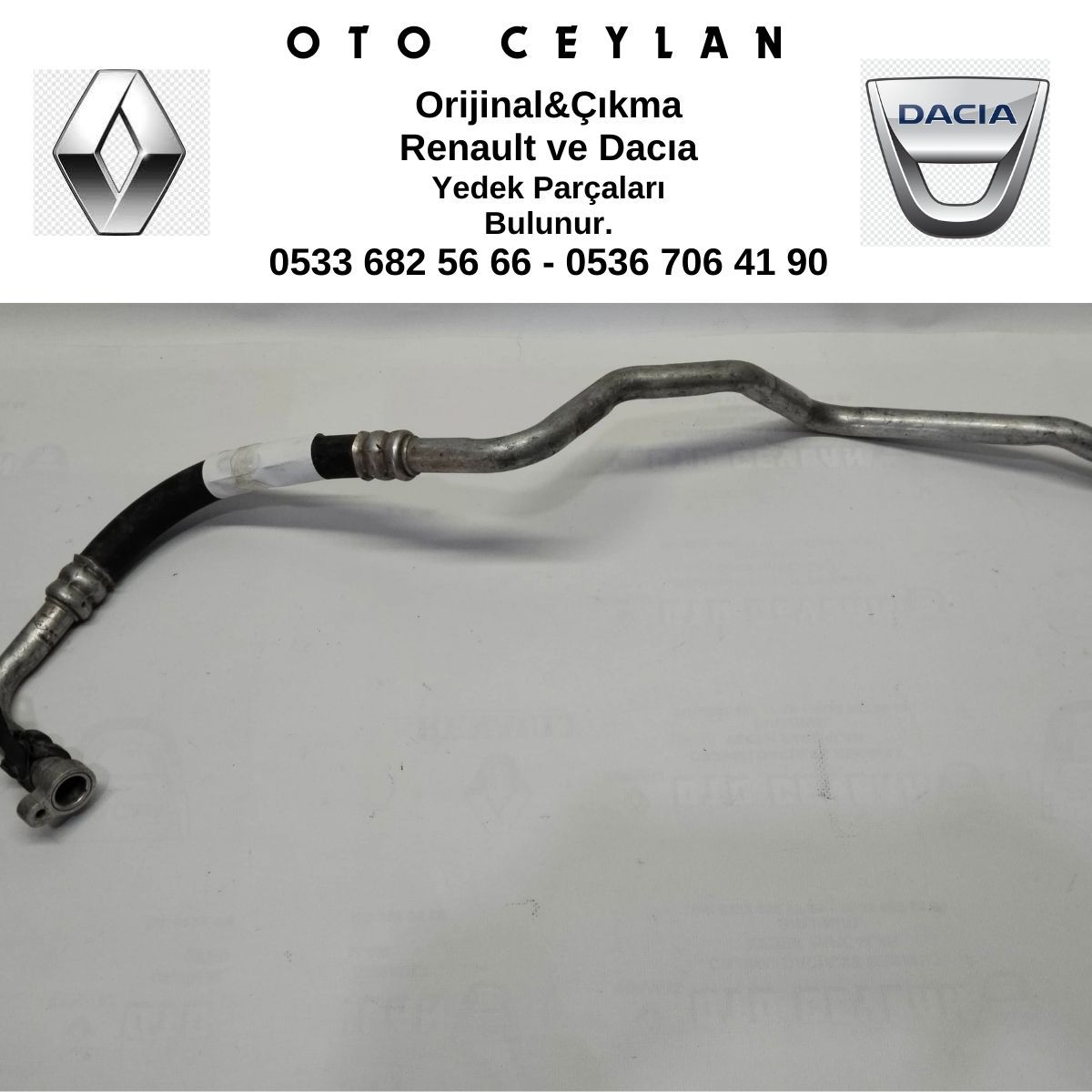 924807890R 924806336R Fluence Klima Hortumu Çıkma Orijinal