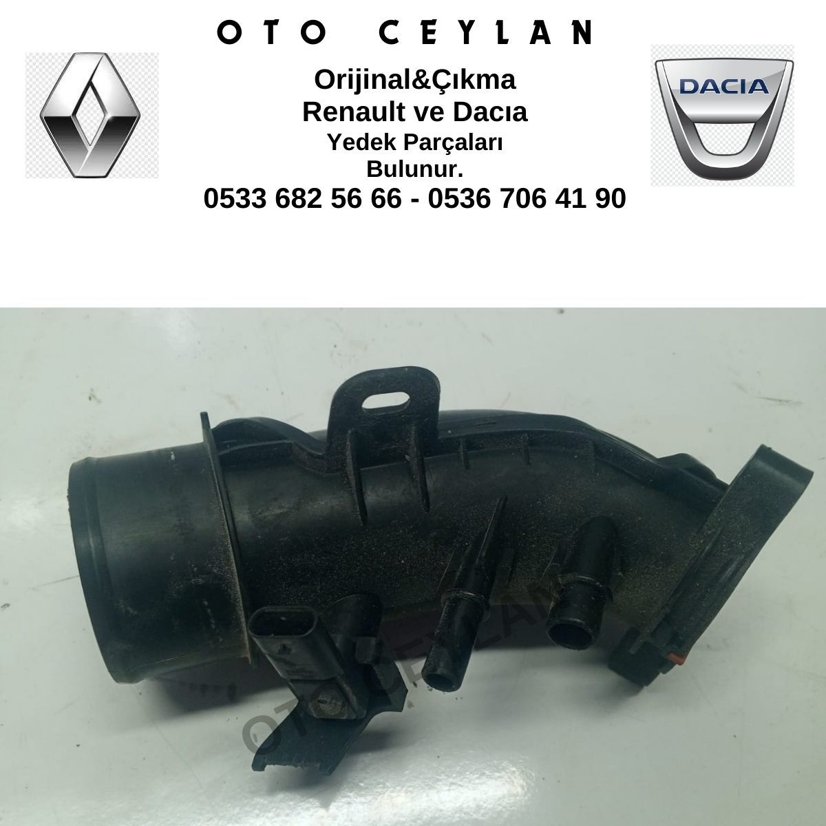 165767385R Clio Megane 4 Duster 1.3 Tce H5H Hava Filtre Borusu Orijinal Çıkma