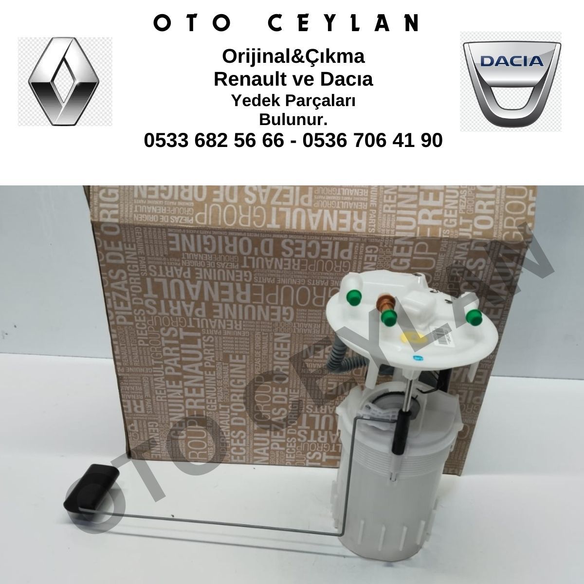 172025557R 172024734R Master 3 Mazot Depo Şamandırası Sıfır Orijinal