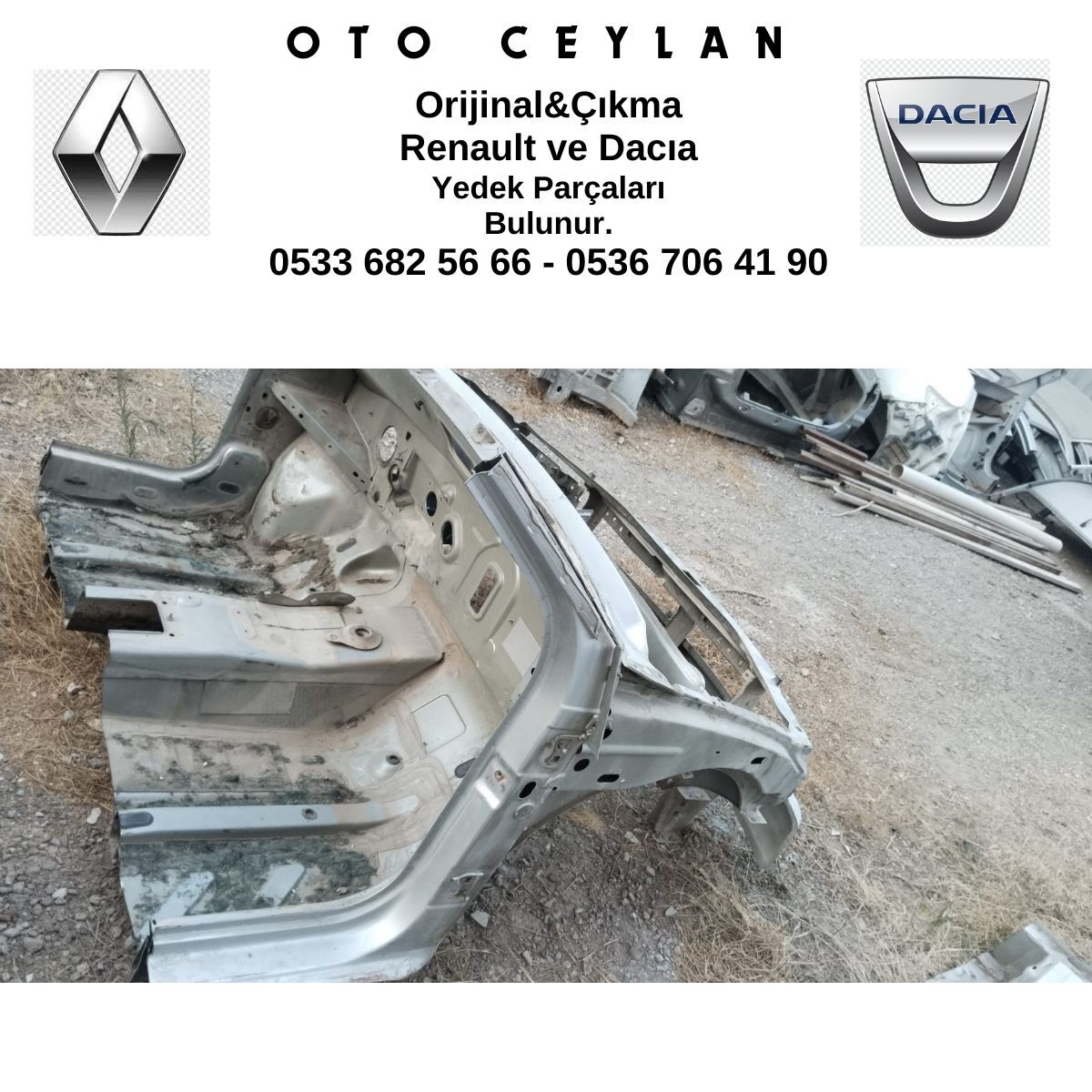 LOGAN SAĞ ÖN ÇEYREK KESME