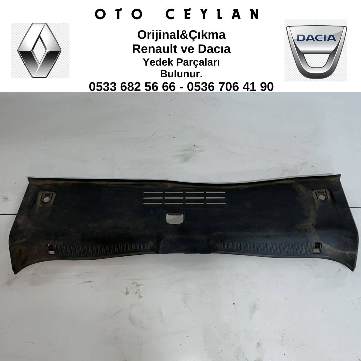 8200466110 Clio 3 Bagaj Eşiği Koruması Çıkma Orjinal