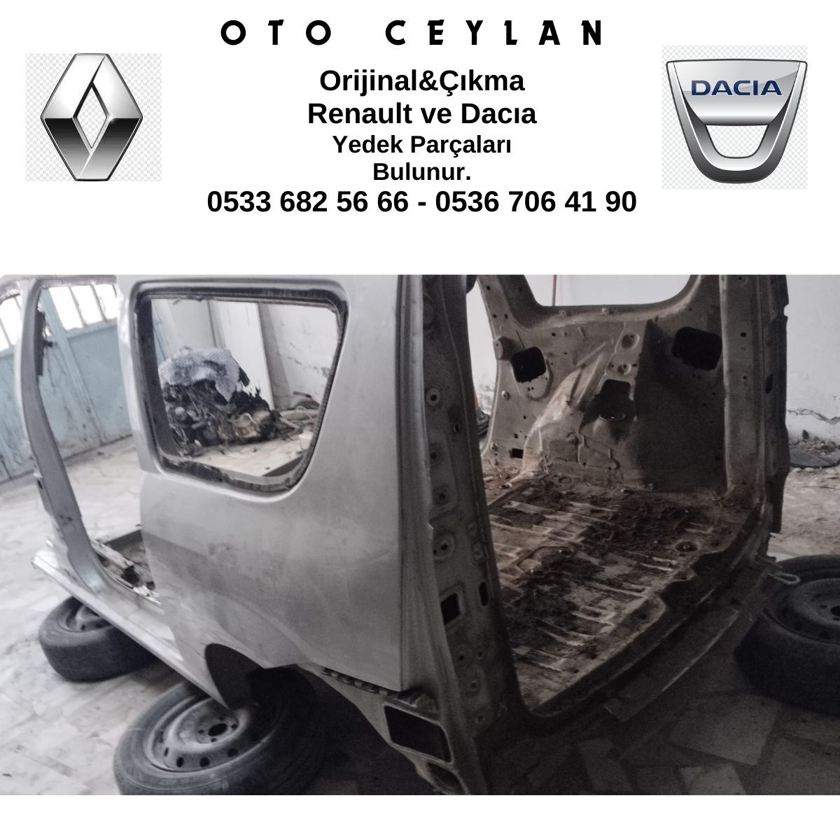 LOGAN SOL ARKA ÇAMURLUK KESME