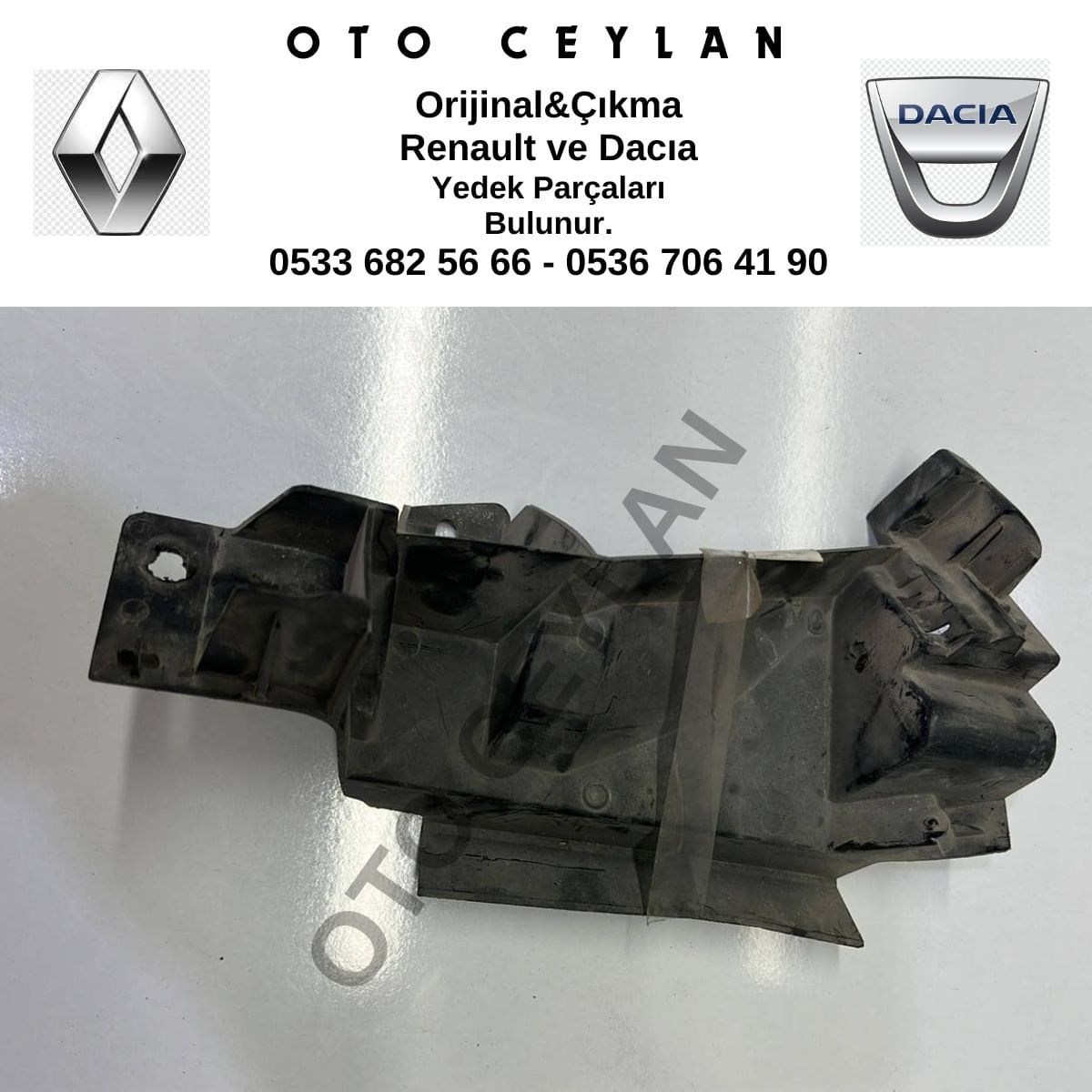 628170156R Clıo Symbol Ön tampon Hava Yönlendirme Çıkma Orijinal