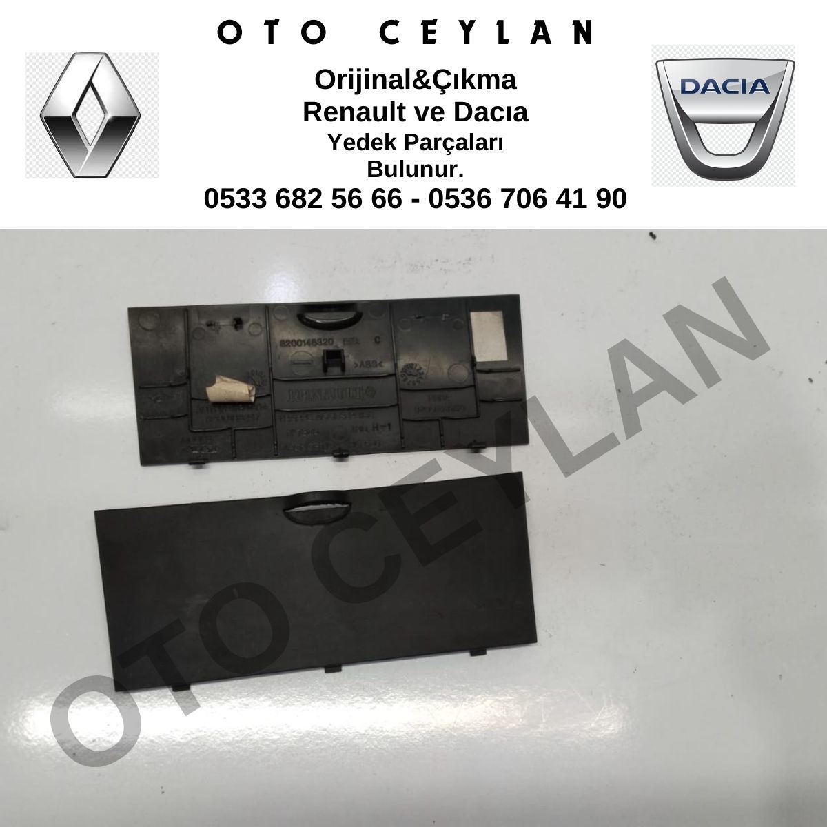 8200491155 Megane 2 Konsol Kapağı Çıkma Orijinal