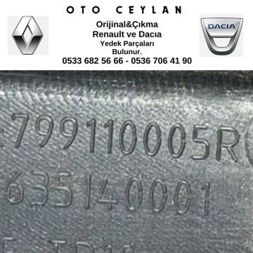 799110005R Megan 3 Sap Kapak Raf Montajı Çıkma Orjinal
