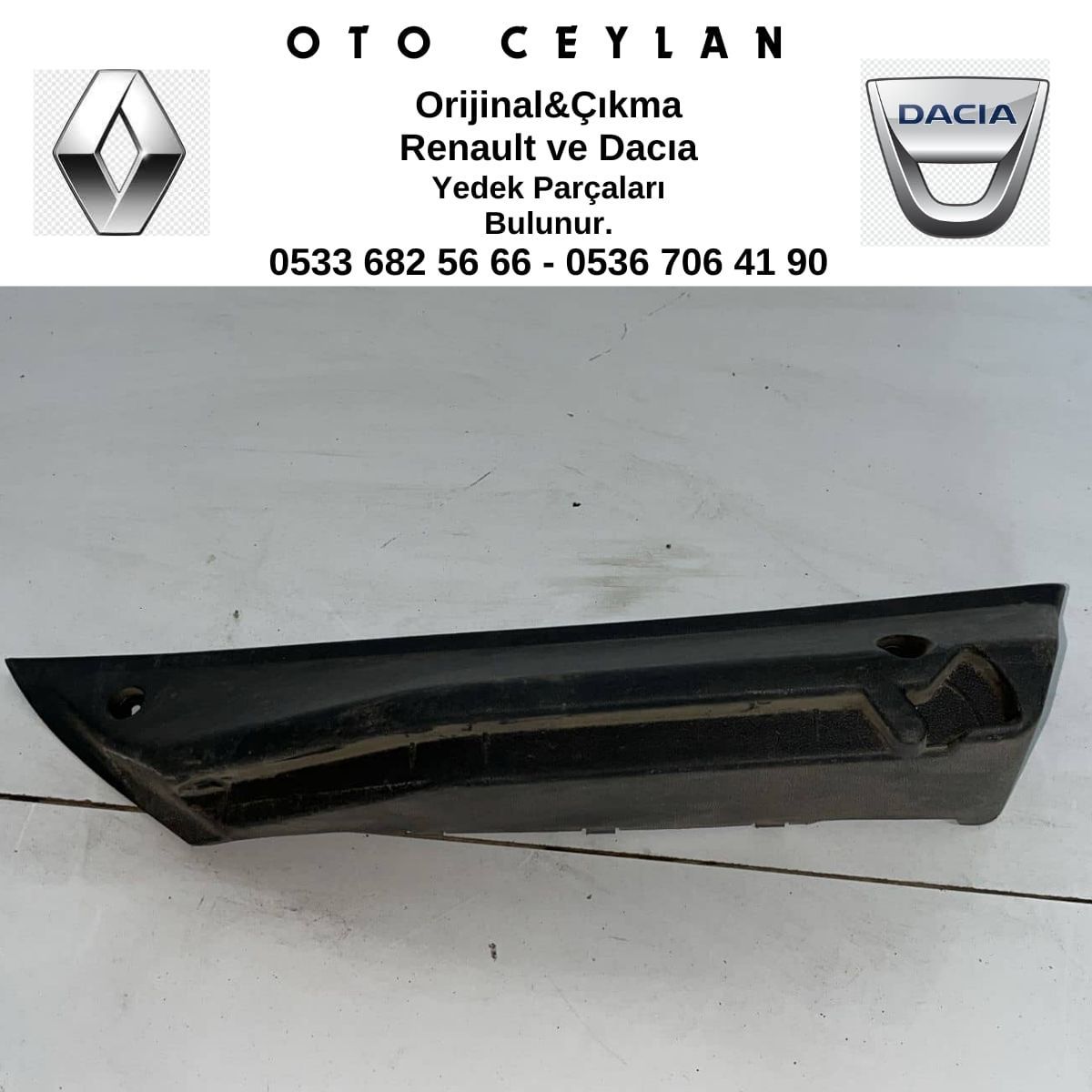 799110005R Megan 3 Sap Kapak Raf Montajı Çıkma Orjinal