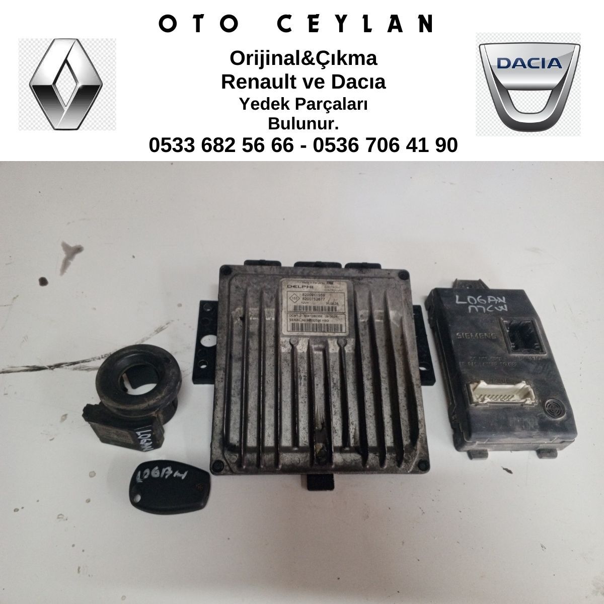 8200911559-8200752877 LOGAN BEYİN SETİ ÇIKMA