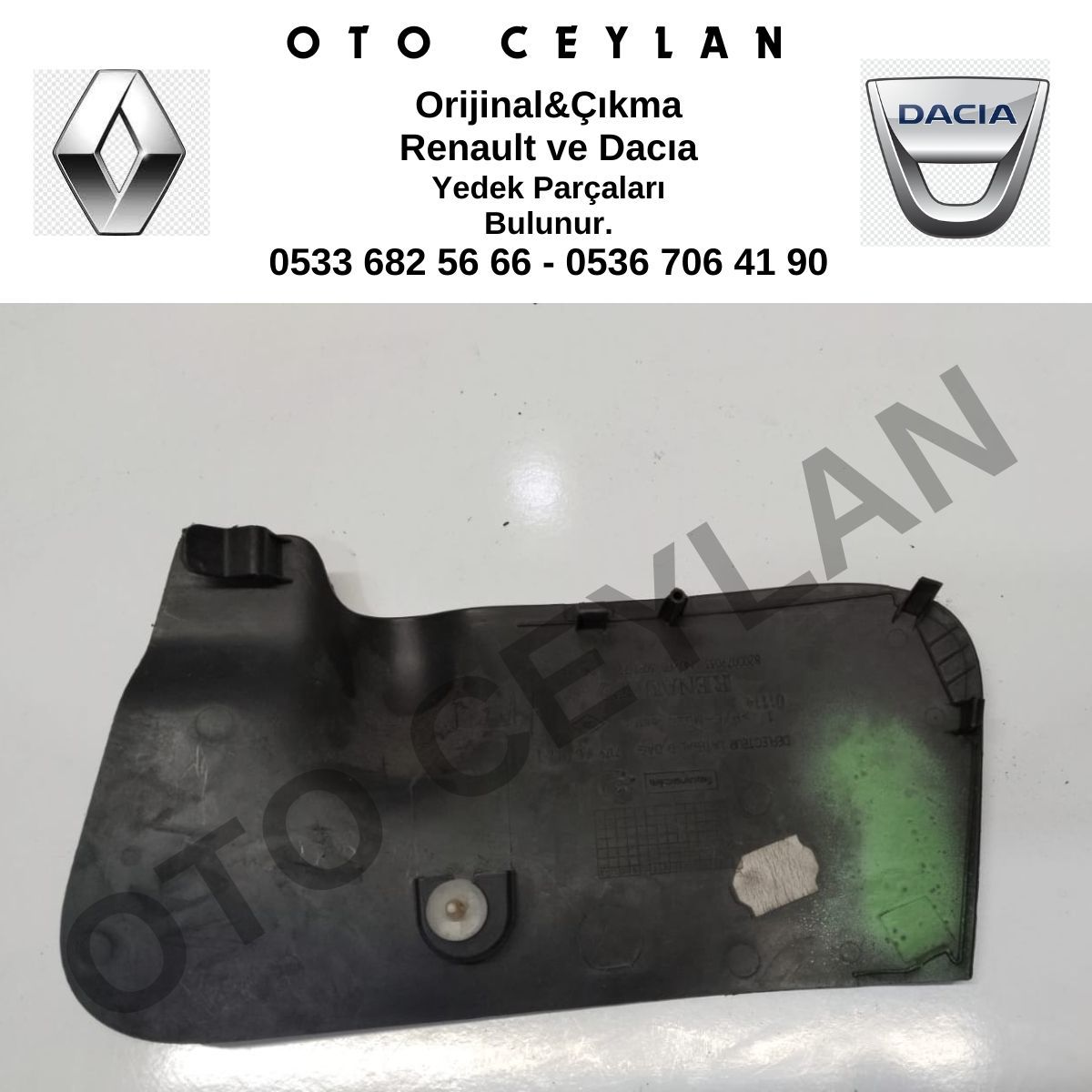 8200079033 Megane 2 Polen Filtre Kapağı Çıkma Orijinal