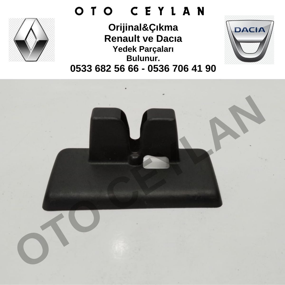 8200308727 Megane 2 Bagaj Kilit Kapağı Çıkma Orijinal