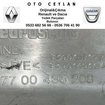 7700435208 Clio 2 Sağ Arka Eşik Bakaliti Çıkma Orjinal