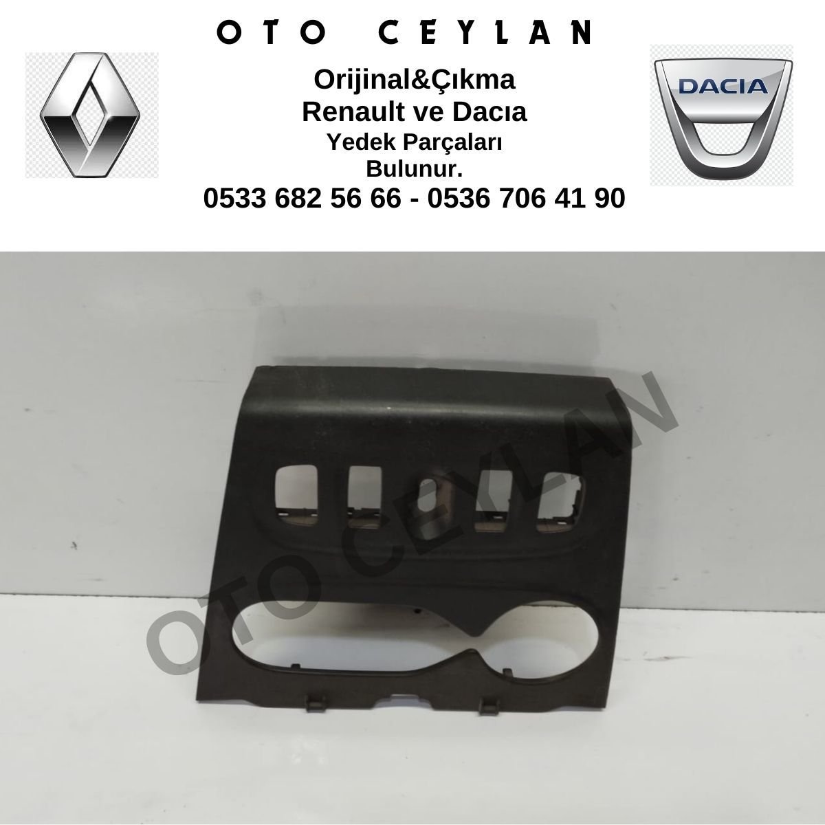 275002137R Sandero SL XPLORE 02.19 - 02.20 için Pencere Kontrol Paneli Orijinal Çıkma
