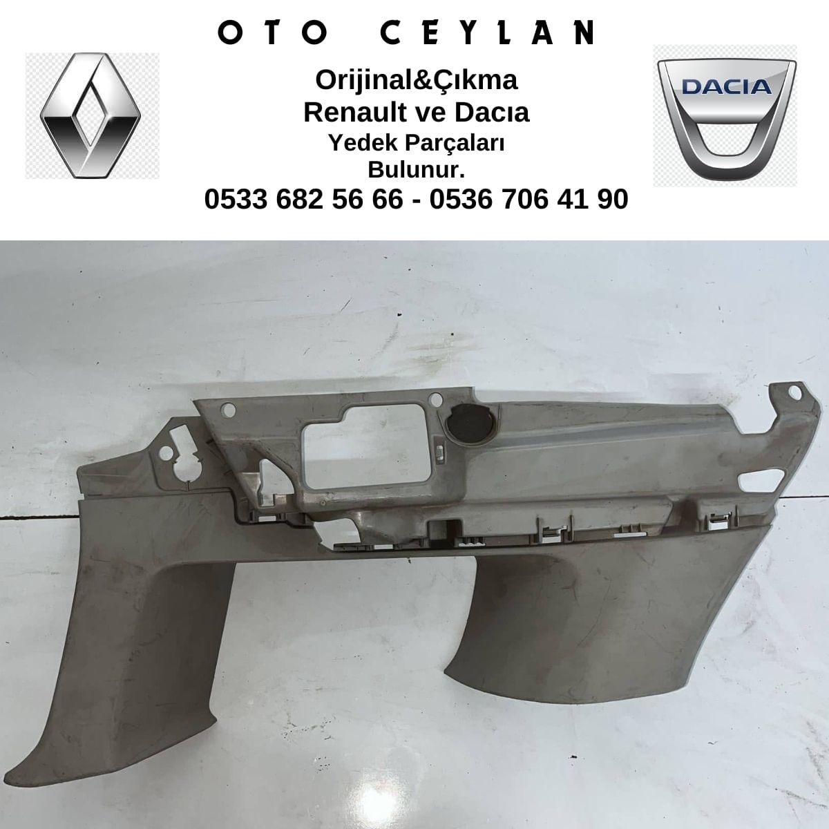 769350810R Clio 4 Sol Arka İç Kaplama Çıkma Orjinal