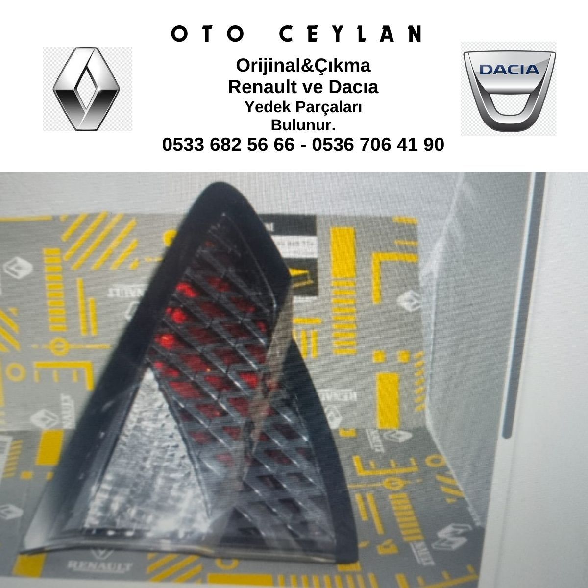 265556035R FLUENCE SOL İÇ STOP ELEKTRİKLİ ORİJİNAL