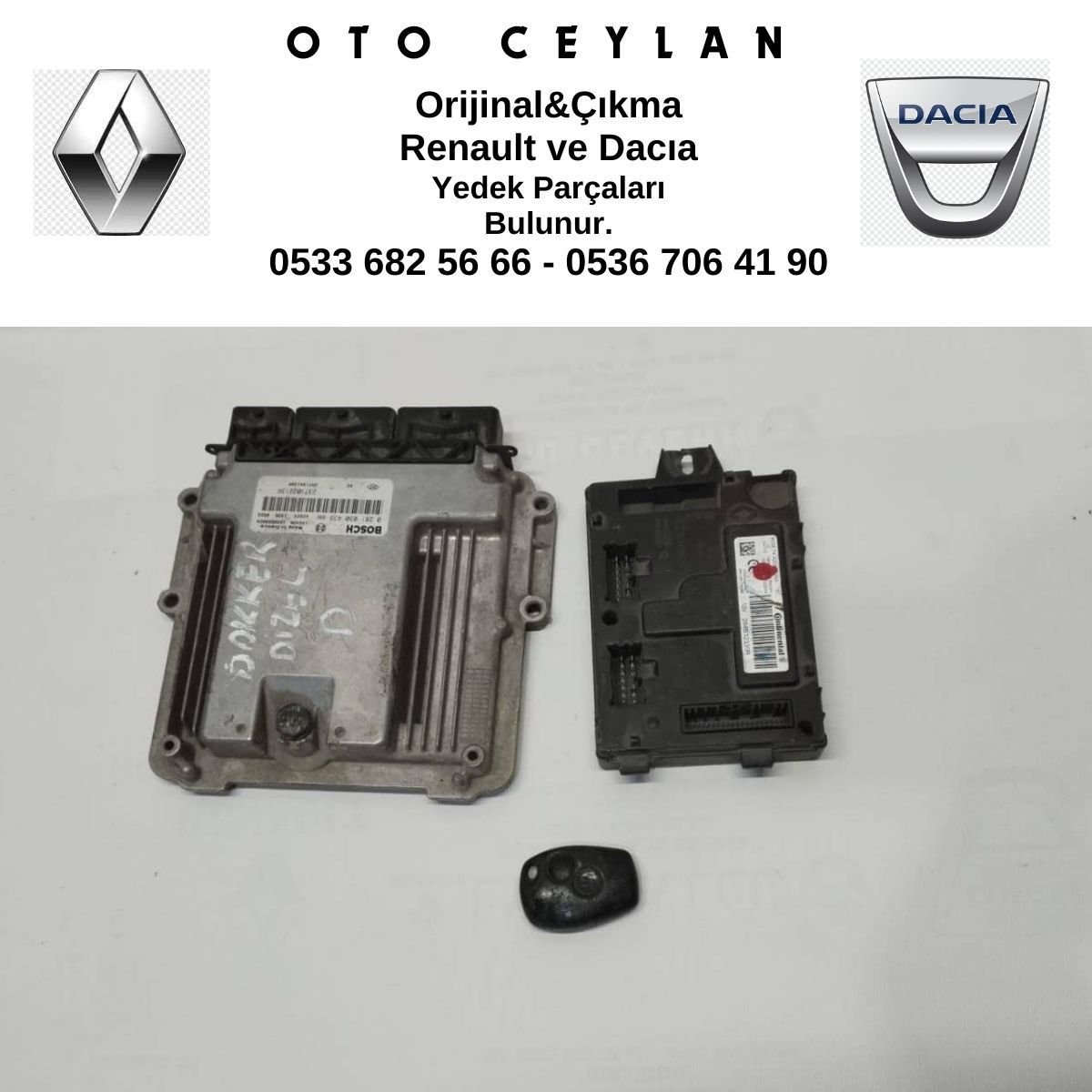 237102213R Dokker Beyin Seti Çıkma Orijinal