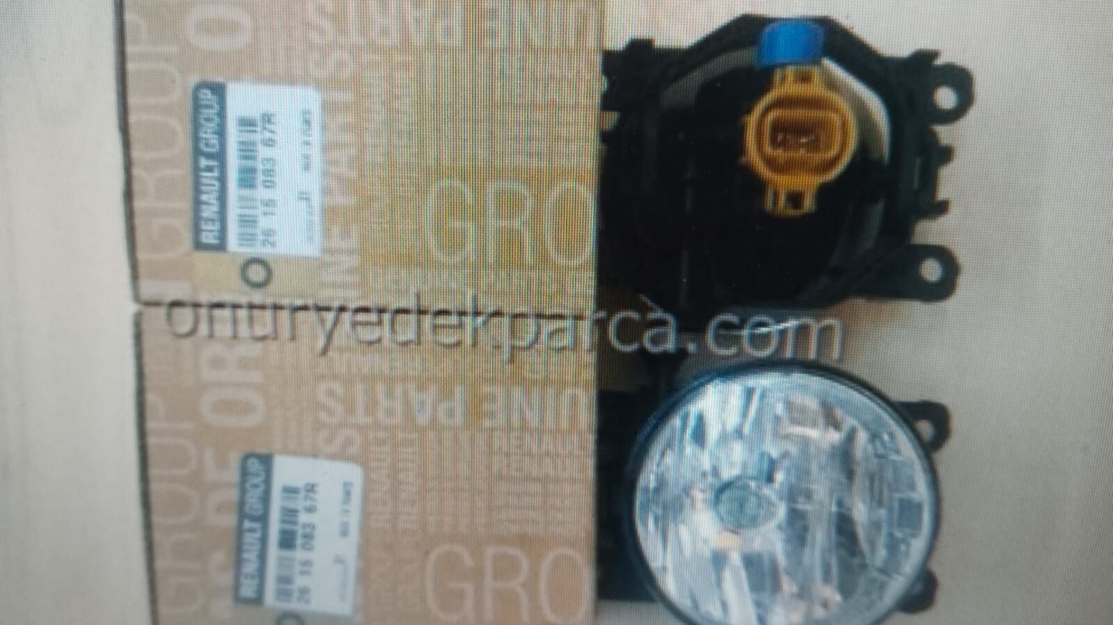 261508367R CLIO 4 CAPTUR LODGY DOKKER SİS FARI LAMBASI