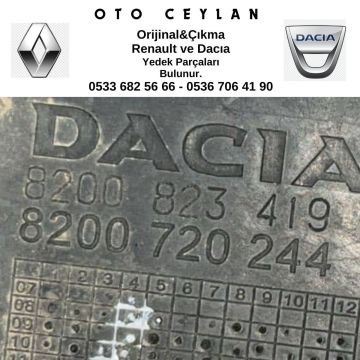 8200823419 Duster Sağ Orta Direk Kaplaması Çıkma Orjinal