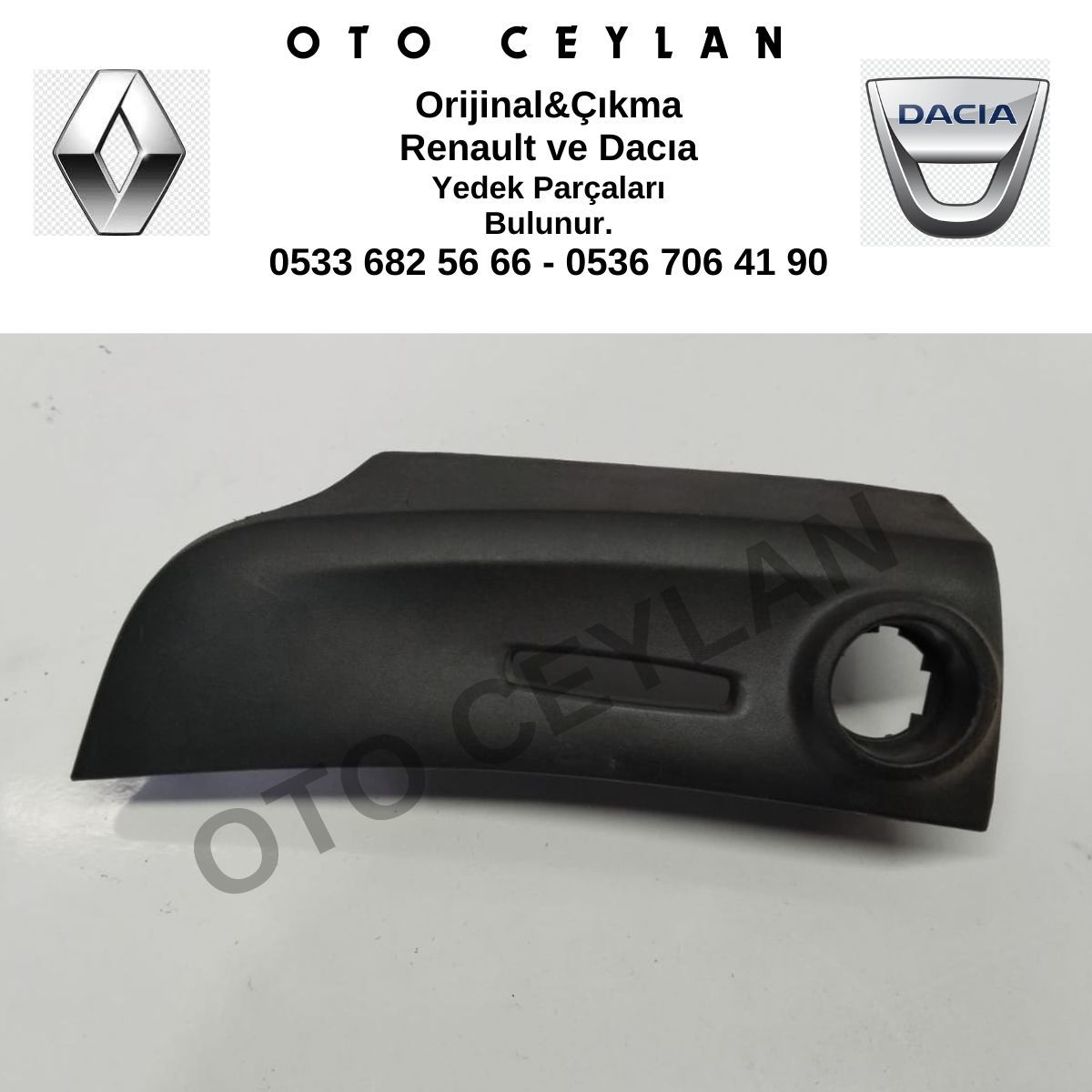 285J02624R Clio 4 Kart Okuyucu Çerçeve Suportu Orijinal Çıkma