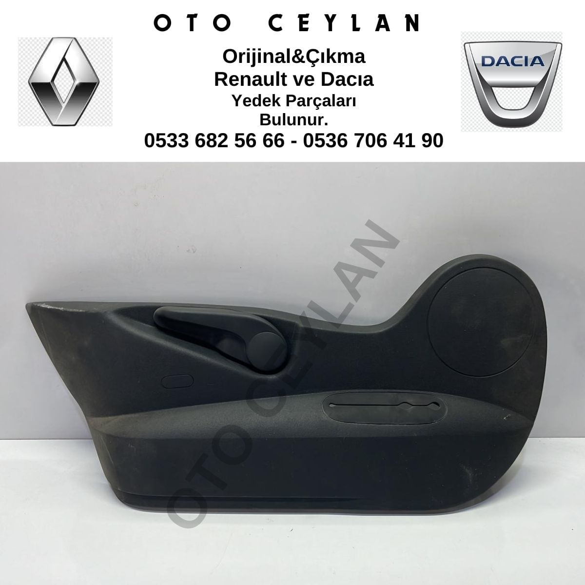 7701209402 Megan 2 Ön Koltuk Yan Kapak Takımı Sıfır Orjinal