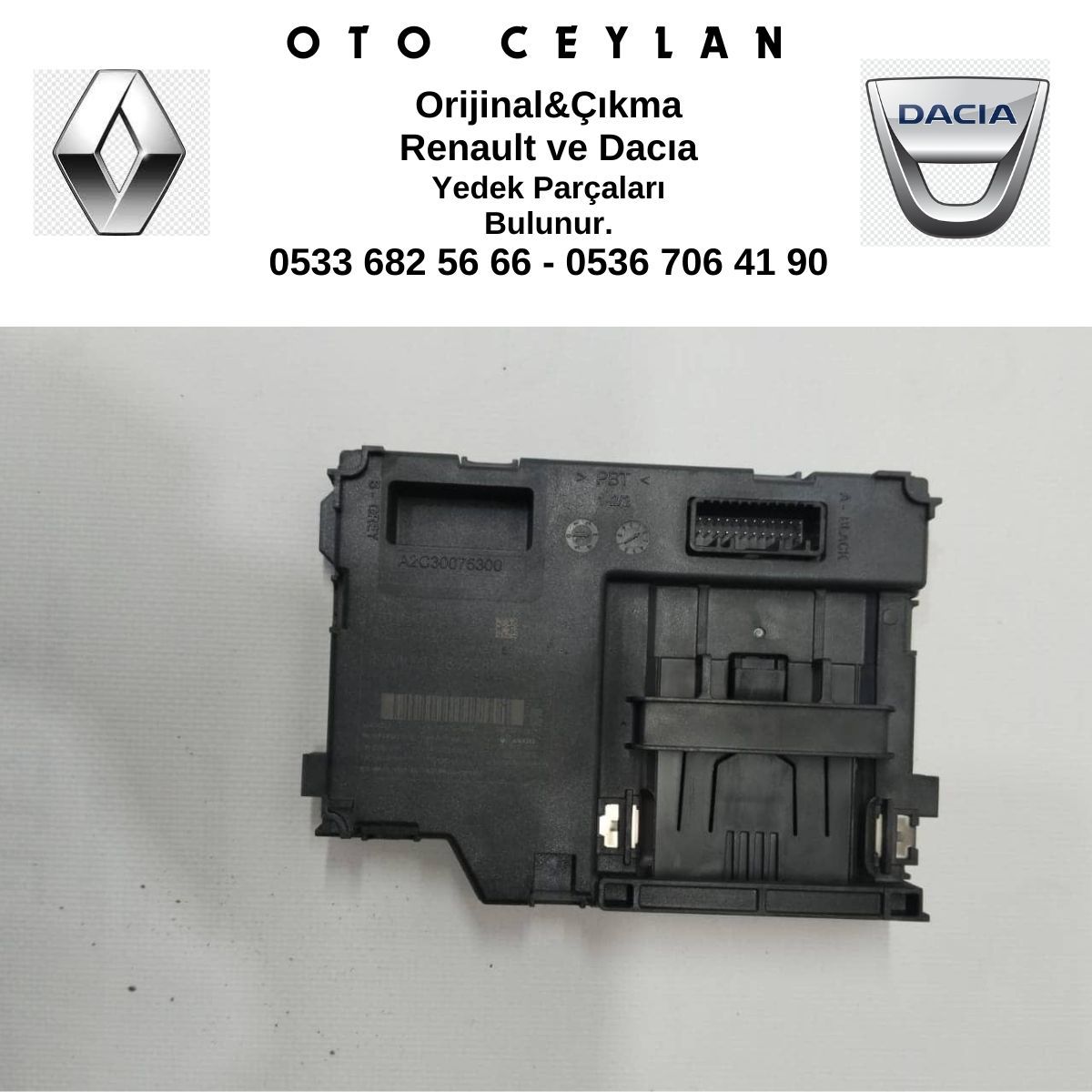 285908018R Clıo 4 Kart Okuyucu Beyni Çıkma