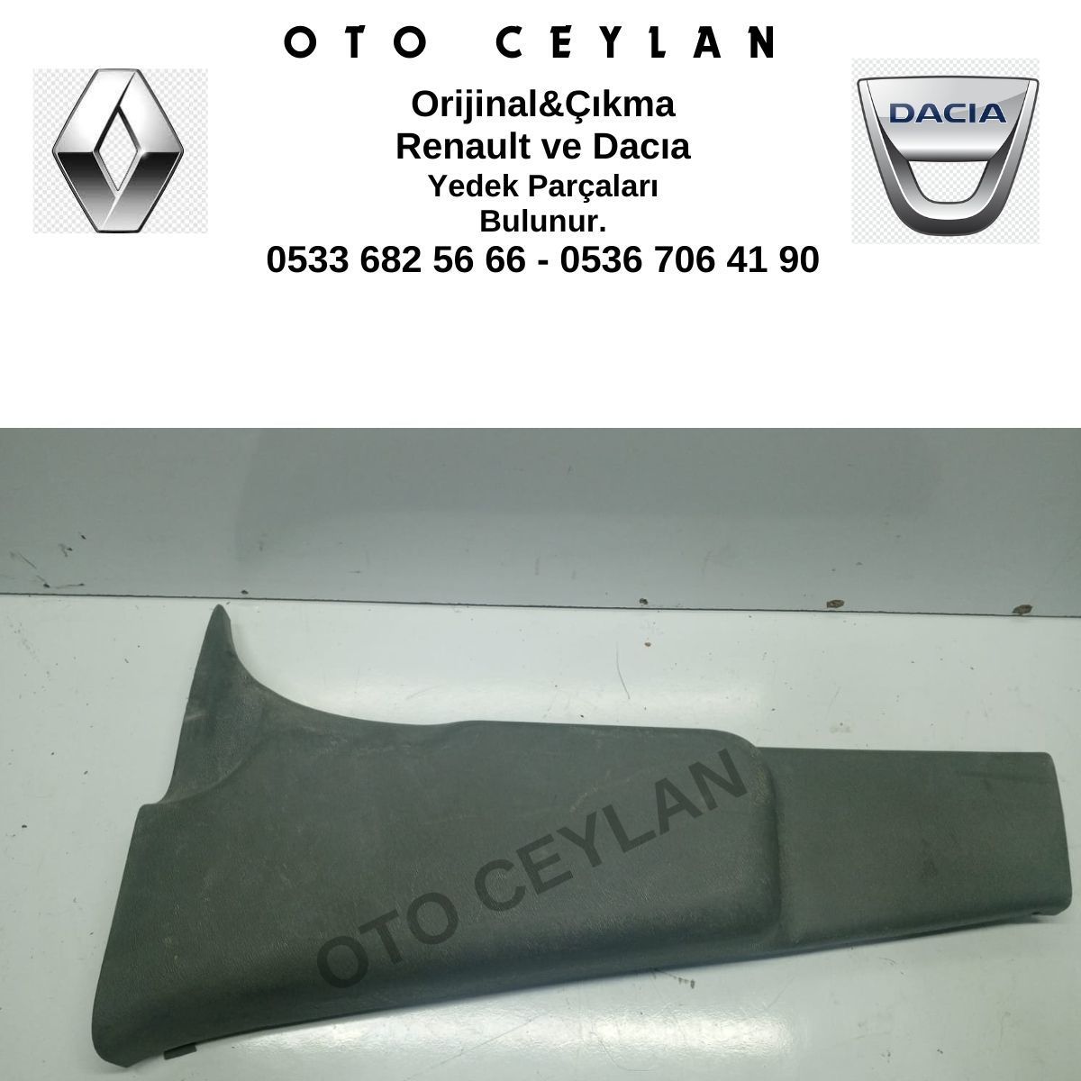 8200421049 Kango 2 Sol Orta Direk Kaplama Orijinal Çıkma