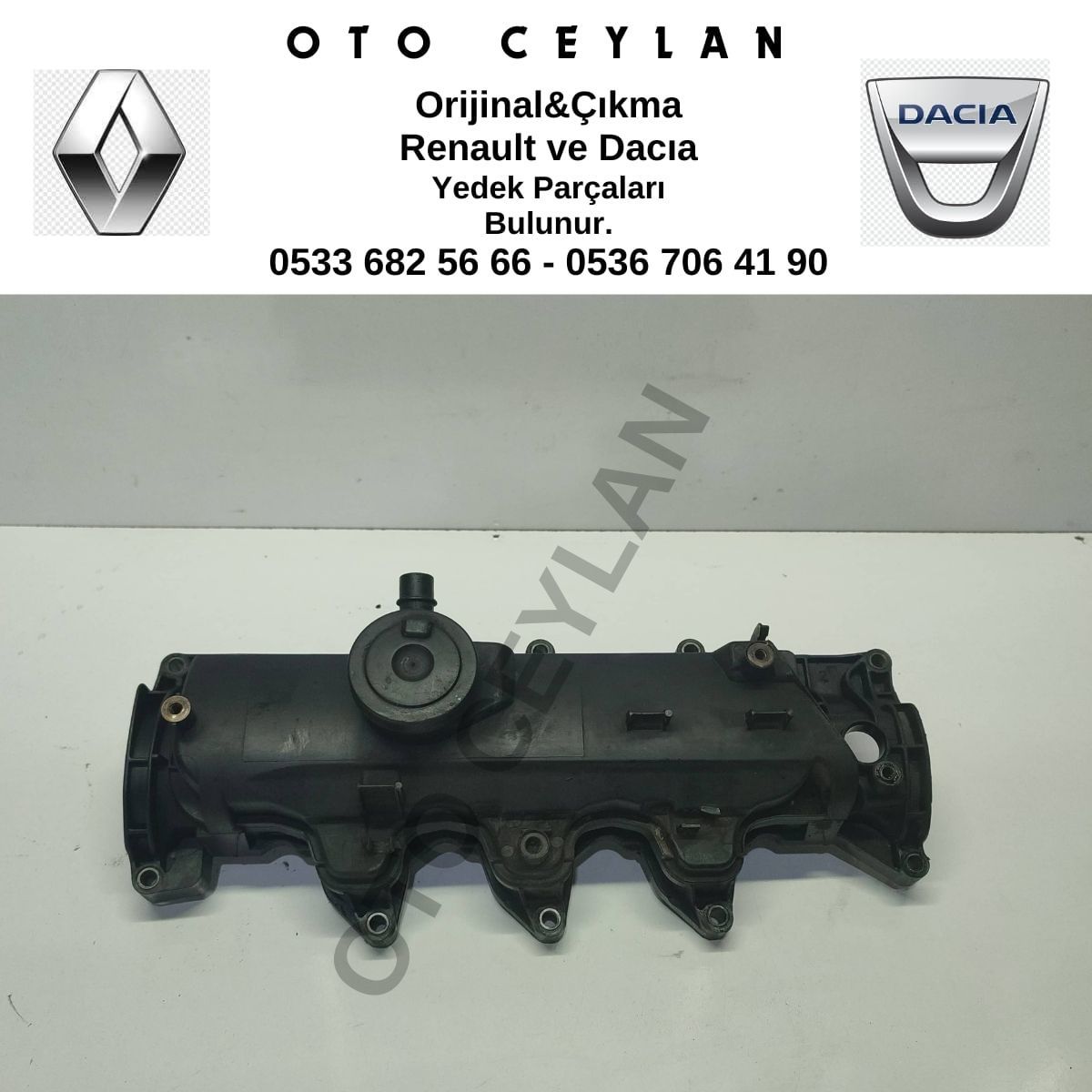 8200629199 Megan 3 Motor Üst Külbütör Kapağı Çıkma Orijinal