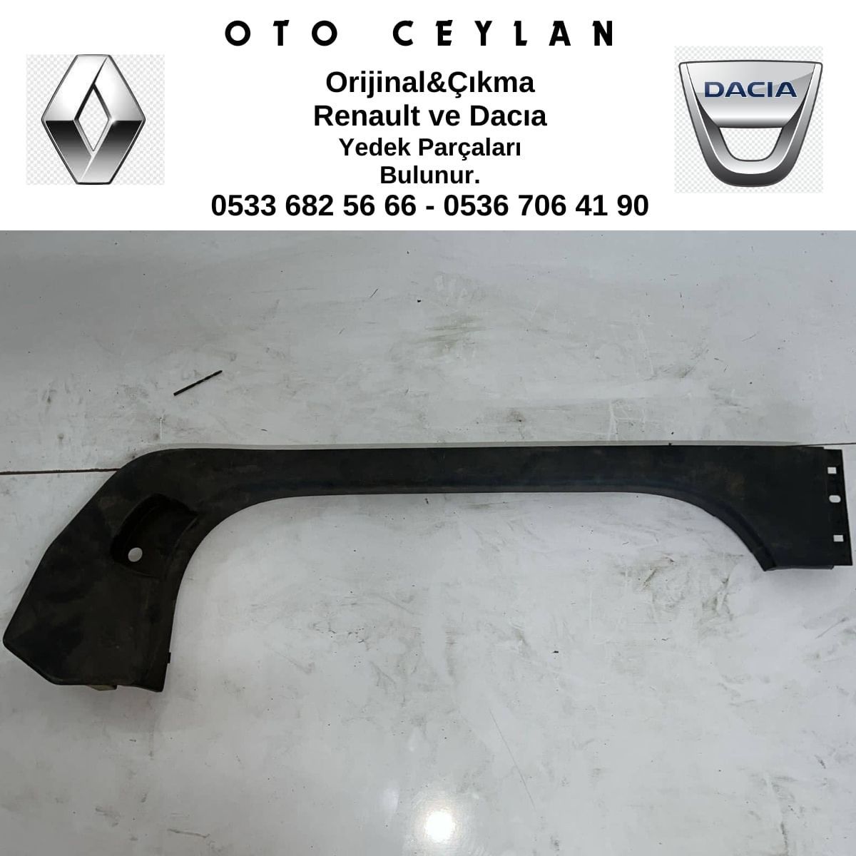 769521968R Clio 4 Ön Sol Marşbiyel Kaplaması Çıkma Orjinal