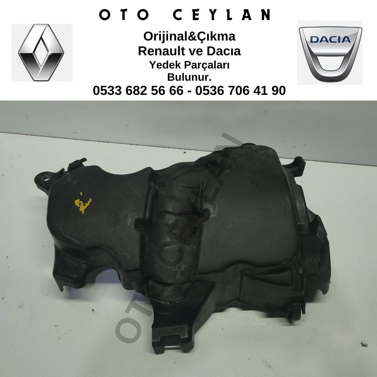 175B15263R Clıo 4 Megan 3 Fluence Motor Üst Koruma Kapağı Çıkma Orijinal