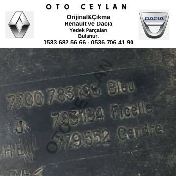 7700783196 R.19 Orta İç Eşik Bakaliti Çıkma Orijinal