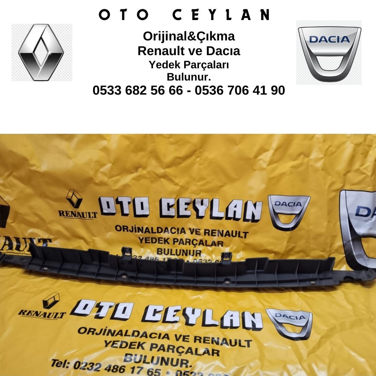 850427214R Kangoo 3 Arka Tampon Orta Sportu Sıfır Orijinal