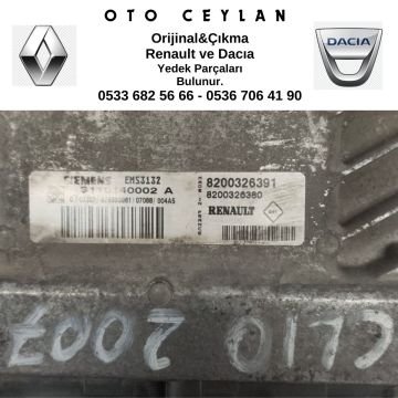 8200326391 Clıo Motor Beyni 2007 Çıkma