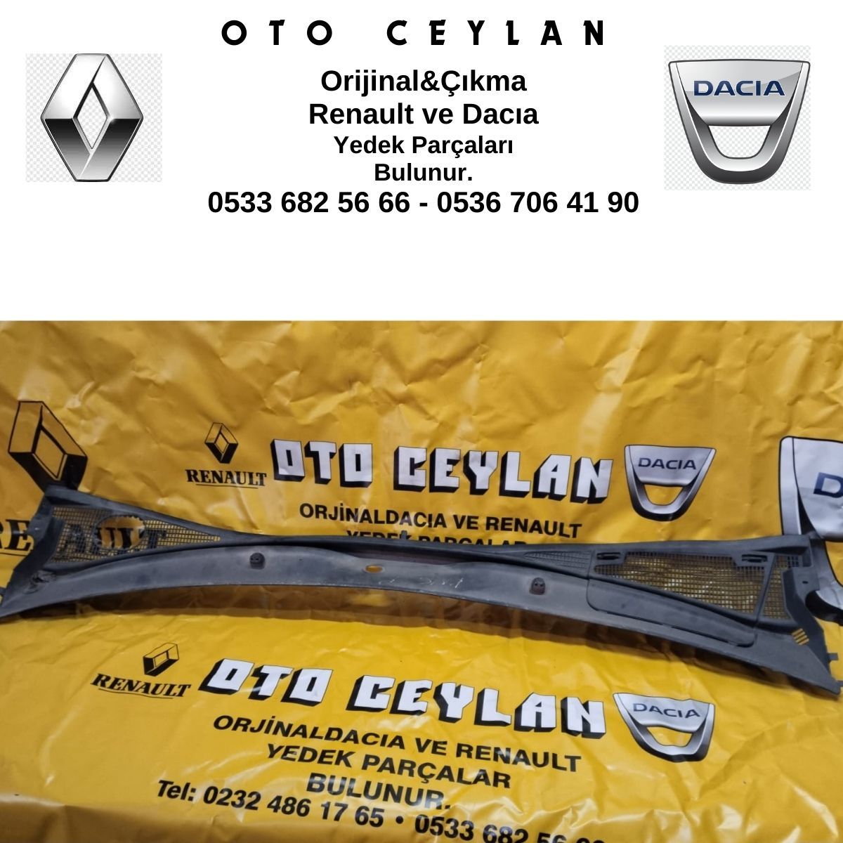 7700309295 Kangoo Ön Cam Izgarası Çıkma Orijinal