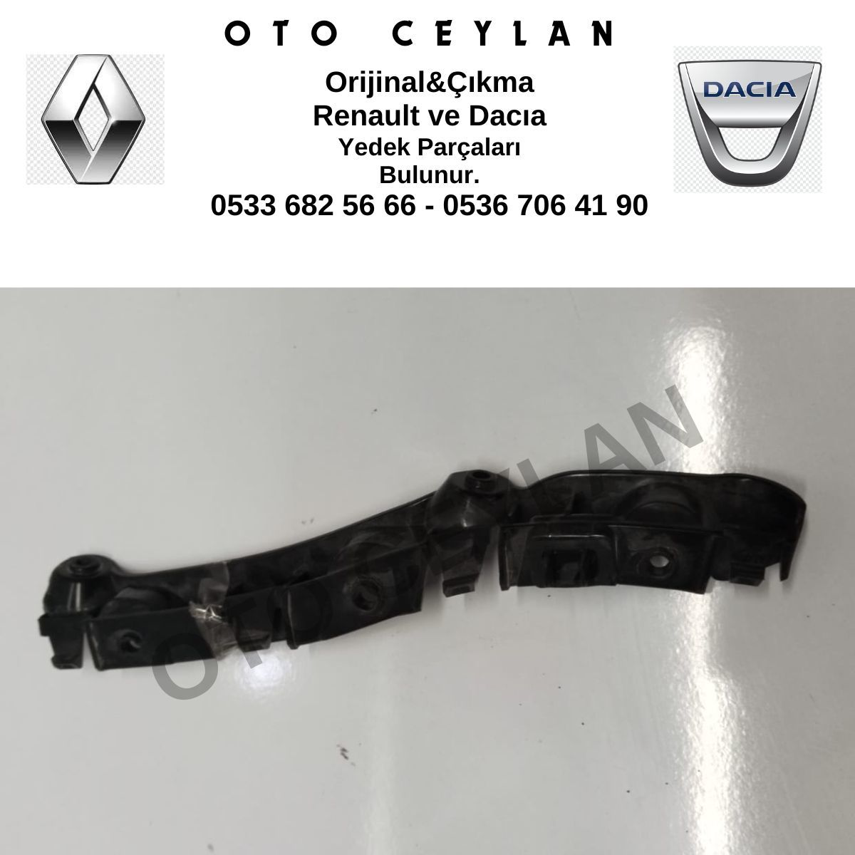 850445579R Duster Sağ Arka Tampon Ayağı Braketi Orijinal Çıkma