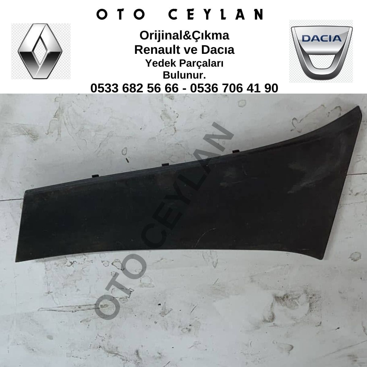 769160035R 769160036R Fluence Orta Direk Bakaliti Çıkma Orijinal