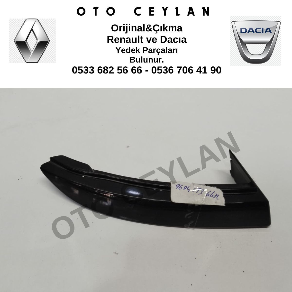 960469366R Clio 4 Dış Stop Alt Bakalit Takımı Sıfır Orijinal