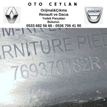 769370182R Sandero 3 Sağ İç Kasa Giydirmesi Çıkma Orjinal