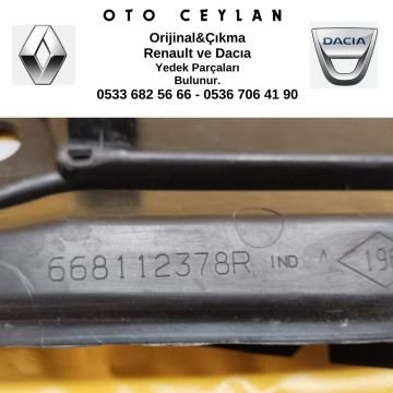 668112378R Sandero 3 Ön Cam Alt Bakaliti Çıkma Orijnal