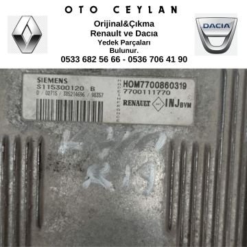 7700860319 R19 Motor Beyni K7M Çıkma