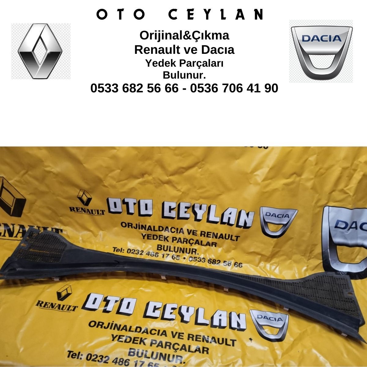 Clio 3 Ön Cam Alt Bakaliti Çıkma Orijinal