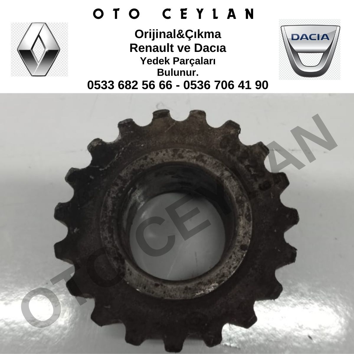 8200022229 Megane 2 Scenic 2 Triger Çarkı 1.6i 16V Orijinal Çıkma