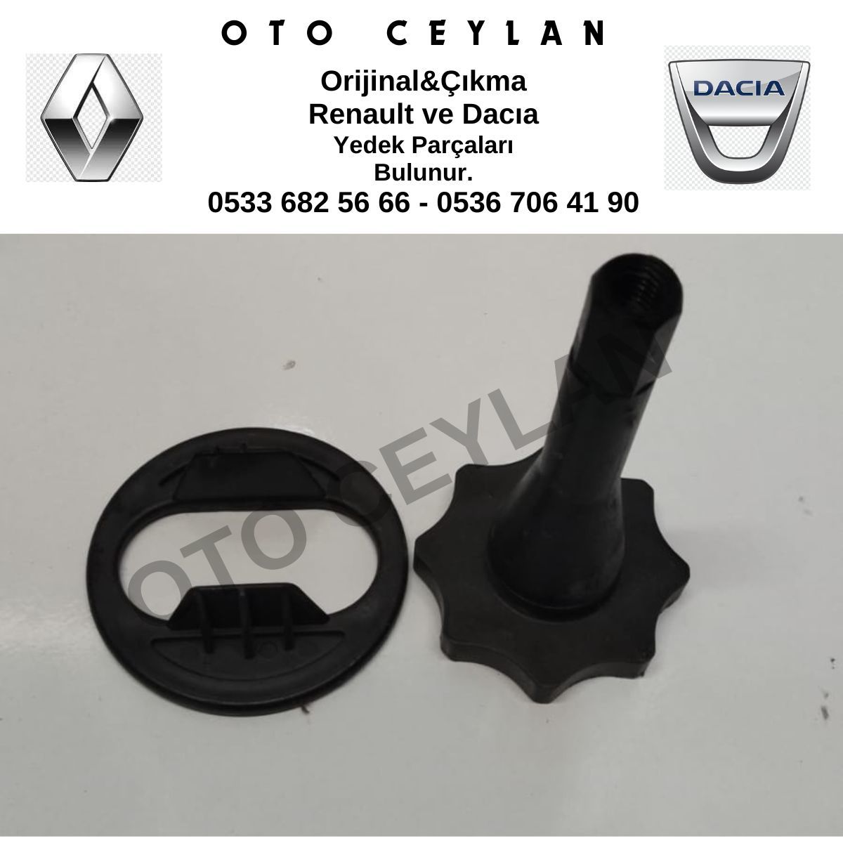 7703041034 Clio Symbol Stepne Somunu Orijinal Çıkma