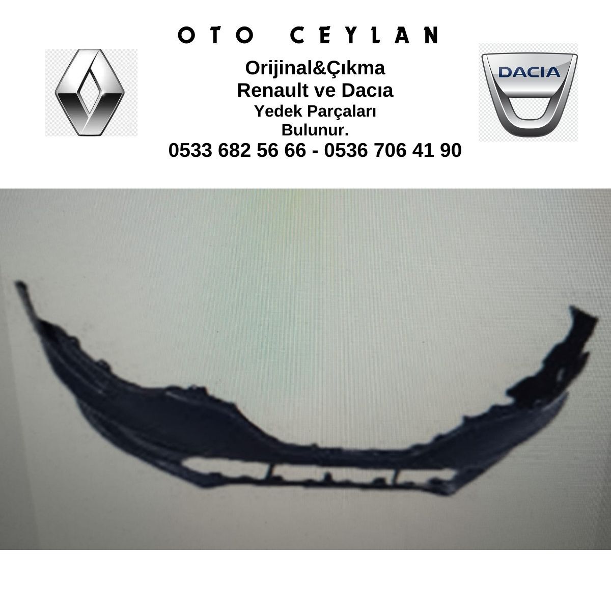 620223435R 620226738R MEGANE 4 ÖN TAMPON SIFIR