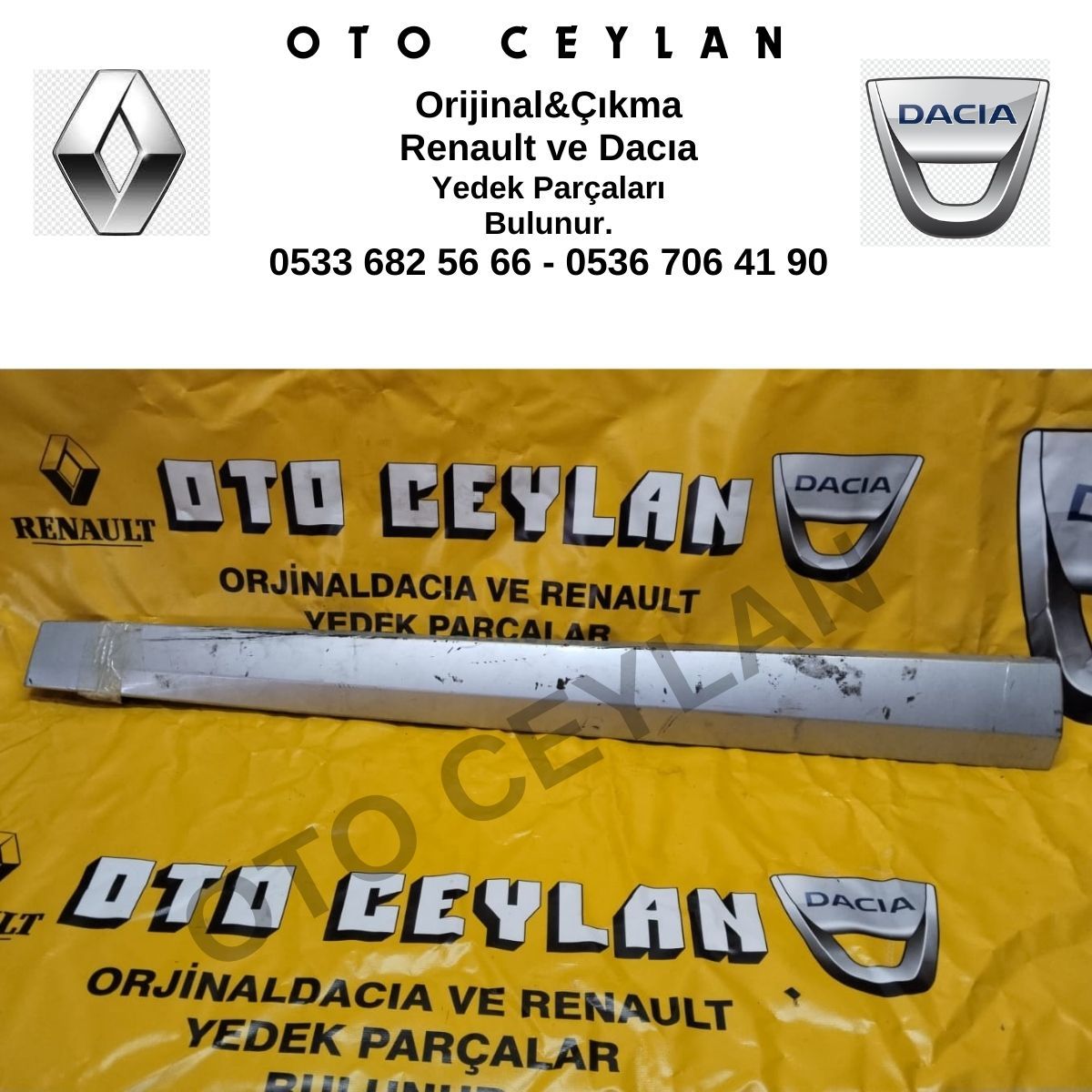 801861702R Fluence Sağ Ön Kapı Bandı Orijinal Çıkma