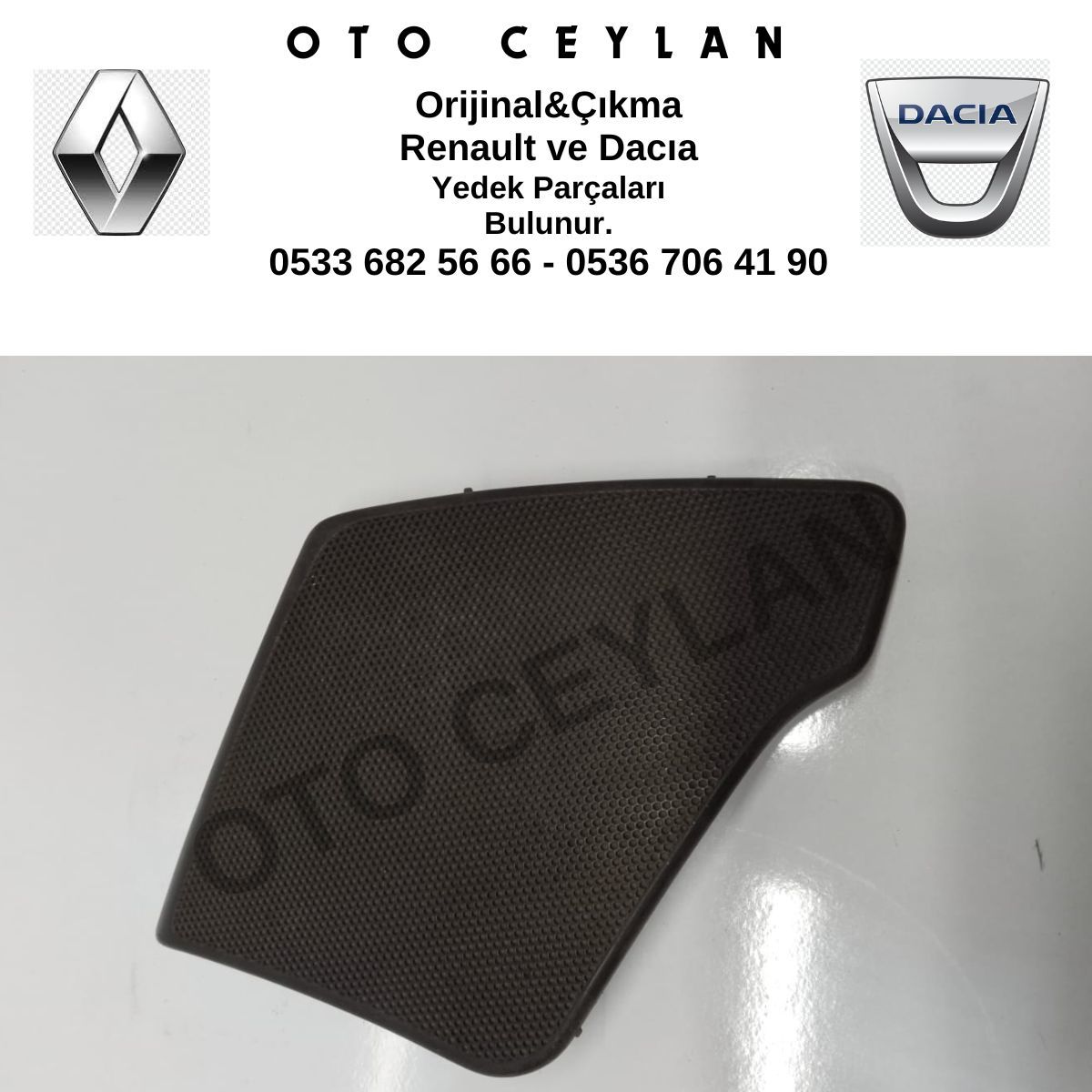 7700820443 R19 Göğüs Hoparlör Kapağı Orijinal Çıkma